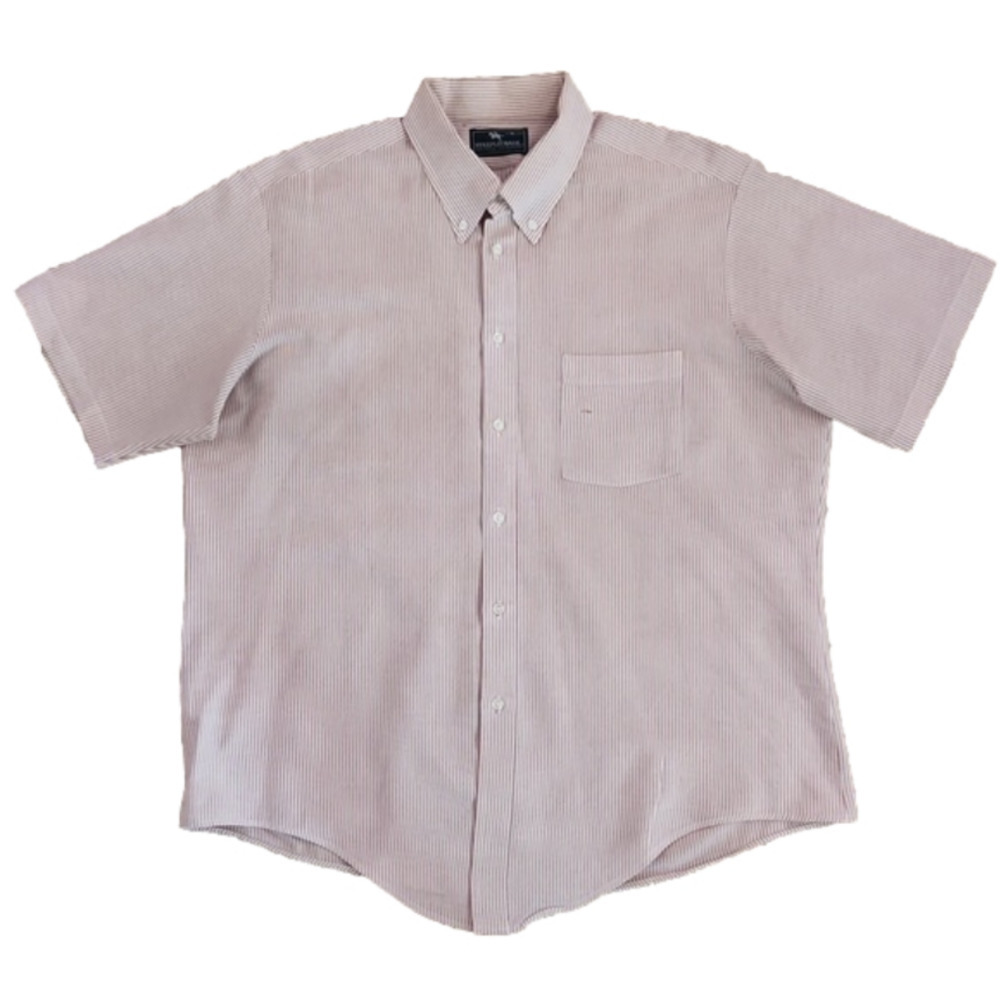 3/$20 Steeplechase Red & White Stripes Button-Up Shirt